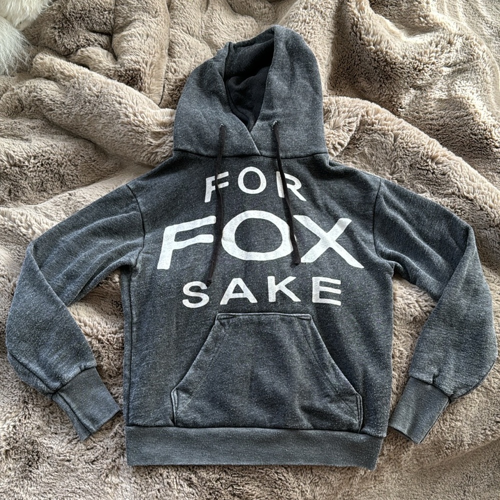 Wildfox FOR FOX SAKE HOODIE SWEATSHIRT WOMENS